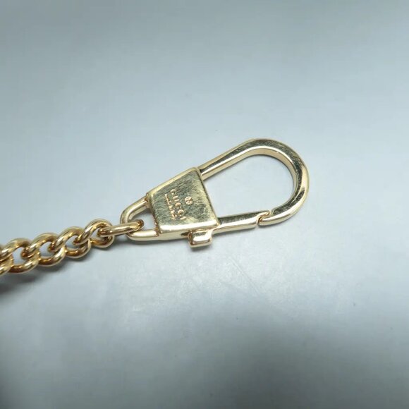 GUCCI Ophidia Red&Brown Canvas Shoulder Bag 500-020125 - Picture 11 of 12